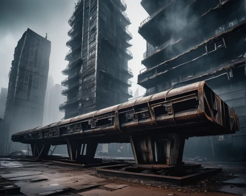 arcology,scampia,industrial landscape,unbuilt,falsework,industrial ruin,dystopian,destroyed city,kurilsk,postapocalyptic,coldharbour,post apocalyptic,cosmodrome,post-apocalyptic landscape,megastructure,hashima,hawken,stalin skyscraper,dystopia,megastructures,Photography,Documentary Photography,Documentary Photography 28