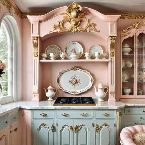 dressing table,gustavian,sideboards,antique furniture,vintage kitchen,tureens,antique sideboard,dresser,sideboard,armoire,washstand,tea party collection,doll kitchen,the little girl's room,cabinetry,cabinets,victorian kitchen,chintz,rococo,decoratifs,Photography,General,Realistic