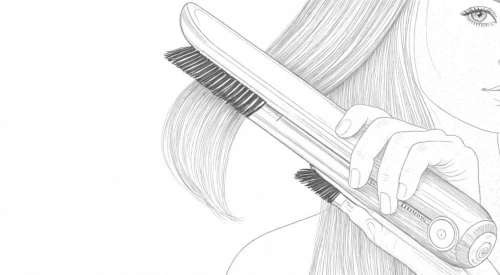cosmetic brush,lineart,murasame,rotoscoped,crimping,hair brush,uncolored,girl with gun,line art,shadings,longhena,staves,redrawing,eyes line art,michonne,knife,girl with a gun,traced,kuchel,line drawing,Design Sketch,Design Sketch,Detailed Outline
