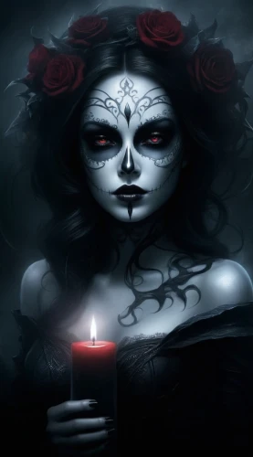 hecate,hekate,samhain,magick,black candle,demoness,llorona,burning candle,dark art,vodou,candlelight,invoking,candlelit,candlelights,gothic woman,lilith,mouring,conjure,leota,persephone,Conceptual Art,Fantasy,Fantasy 34