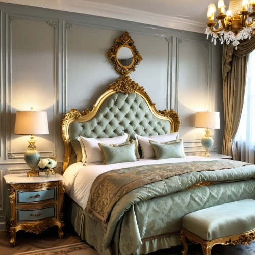chambre,bedchamber,ornate room,malplaquet,headboards,ritzau,venice italy gritti palace,chevalerie,headboard,victorian room,gustavian,great room,decoratifs,claridge,aubusson,four poster,interior decoration,bedspreads,bedstead,bedroomed,Photography,General,Realistic