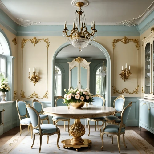 breakfast room,dining room,dining table,dining room table,gustavian,ritzau,opulent,opulently,ornate room,tureens,baccarat,cochere,bouley,opulence,danish room,poshest,interior decor,highgrove,breakfast table,tea service,Photography,General,Realistic