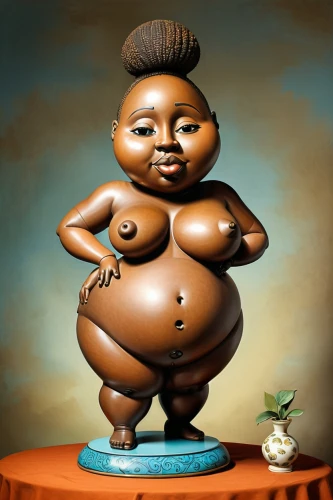 pregnant statue,botero,buddha figure,sumo wrestler,baartman,choksi,shaniqua,rubber doll,little buddha,doughboy,clay doll,figurine,kewpie,broncefigur,png sculpture,michelin,manneken pis,wooden figure,bloated,belly painting,Illustration,Abstract Fantasy,Abstract Fantasy 23