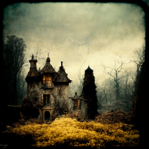 witch's house,ghost castle,witch house,haunted castle,the haunted house,haunted house,fairytale castle,fairy tale castle,creepy house,house in the forest,fairy house,gold castle,fairy tale,lostplace,gothic style,fairytale,chateaux,abandoned house,dreamhouse,a fairy tale