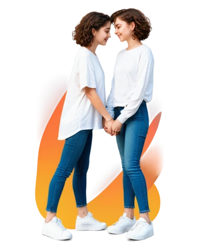 wlw,jeans background,lesbos,sapphic,two girls,seana,marano,girl kiss,oxytocin,twinset,daftari,transparent background,luar,francella,conjoined,on a transparent background,colorizing,two people,portrait background,photo shoot with edit,Conceptual Art,Daily,Daily 21