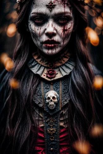 voodoo woman,anabelle,horror clown,mortiis,vampire woman,day of the dead frame,hekate,scary woman,orona,horrorland,rasputina,vampire lady,gothic woman,scary clown,gothic portrait,dead bride,haunt,creepy clown,annabelle,countess