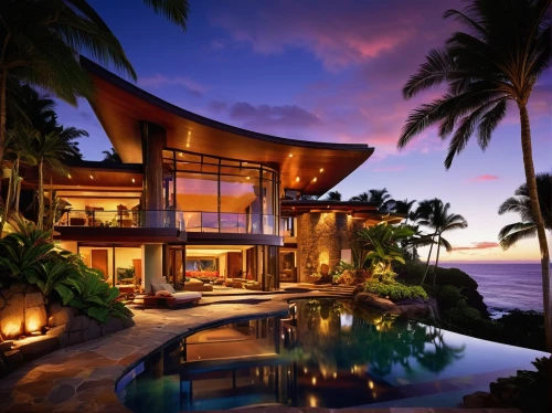 oceanfront,tropical house,beach house,luxury home,beachfront,dreamhouse,beautiful home,house by the water,beachhouse,tropical island,luxury property,ocean view,hawaii,tropics,pool house,ocean paradise,paradise,oceanview,crib,paradises,Art,Artistic Painting,Artistic Painting 34