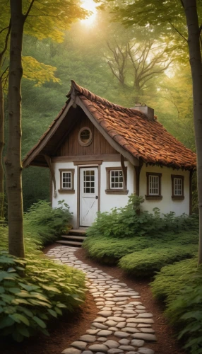 house in the forest,lonely house,little house,small house,home landscape,traditional house,ancient house,cottage,world digital painting,wooden house,small cabin,springhouse,wooden hut,wooden houses,miniature house,forest house,summer cottage,landscape background,house painting,log cabin,Illustration,Retro,Retro 17
