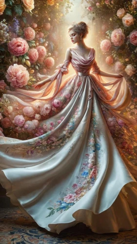 cinderella,quinceanera,ball gown,ballgown,quinceaneras,girl in a long dress,fantasy picture,principessa,girl in flowers,splendor of flowers,bridal dress,ballgowns,rosa 'the fairy,floral background,wedding dress,way of the roses,flower background,serenata,bridal,chiffon