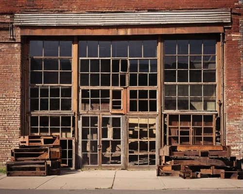 wooden pallets,warehouses,pallets,cooperage,lumberyard,warehouse,brickyards,workbenches,lumberyards,wooden windows,storefront,loading dock,old windows,old factory building,store front,row of windows,storefronts,pallet,shopworn,the shop,Photography,Artistic Photography,Artistic Photography 14