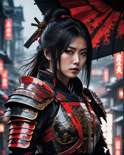 katana,ashina,samurai,kazumi,zhixue,hoketsu,samurai fighter,geisha,xiaowen,kunoichi,yuanji,female warrior,yukimura,tsuneo,zhaowen,huanghua,seimei,onimusha,samarai,mulan,Illustration,Realistic Fantasy,Realistic Fantasy 46