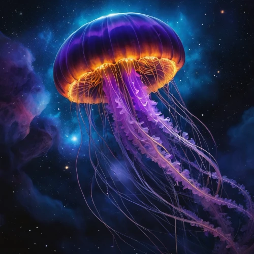 jellyfish,cnidaria,cauliflower jellyfish,jellyfishes,lion's mane jellyfish,nauplii,medusae,atlanticus,nauplius,deepsea,sea jellies,pellumbi,deep sea nautilus,medusahead,jellies,ctenophores,deep sea,cnidarian,nautilus,jellyvision,Conceptual Art,Sci-Fi,Sci-Fi 01