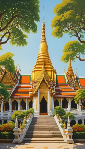 dhammakaya pagoda,thai temple,buddhist temple complex thailand,grand palace,dhamma,rattanakiri,dhammakaya,phra,phnom,monywa,rattanakosin,pridiyathorn,chiangmai,ramathibodi,mahidol,luang,vientiane,myanmar,mandalay,cambodia,Illustration,Retro,Retro 15