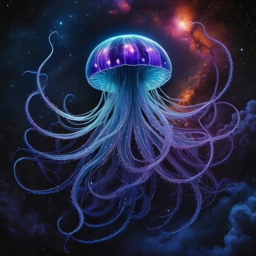jellyfish,cnidaria,medusae,nauplii,lion's mane jellyfish,cauliflower jellyfish,medusahead,deepsea,octopus,nauplius,deep sea nautilus,jellyvision,deep sea,cnidarian,octo,prospal,octopi,nautilus,cyanea,cephalopod,Conceptual Art,Sci-Fi,Sci-Fi 25