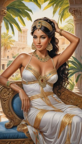 cleopatra,ancient egyptian girl,inanna,wadjet,asherah,persia,thyatira,arundhati,nefertari,zenobia,moinian,grecian,kshetra,gandhari,poppaea,potiphar,hathor,amneris,sheherazade,draupadi,Conceptual Art,Daily,Daily 17