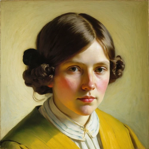 portrait of a girl,perugini,portrait of a woman,young woman,vintage female portrait,young girl,lilian gish - female,girl portrait,timoshenko,cassatt,female portrait,woman portrait,swynnerton,lucquin,young lady,girl with cloth,artist portrait,sargent,girl with bread-and-butter,tuxen,Art,Classical Oil Painting,Classical Oil Painting 20