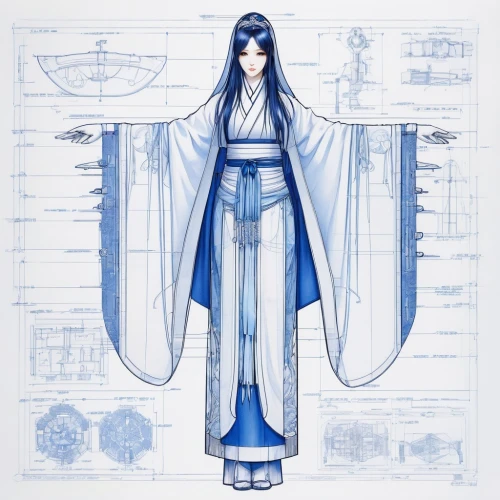 hanfu,longmei,kuanyin,qingyi,zhuge,xufeng,huanghua,xuande,fingon,diaochan,seimei,xicheng,xuanwumen,xuanxu,xuanwei,yongmei,fujin,katara,mizui,thingol,Unique,Design,Blueprint