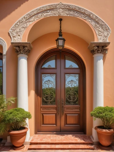 garden door,entryway,front door,entryways,hinged doors,gold stucco frame,doorways,entranceway,door trim,house entrance,stucco frame,doorway,entranceways,doors,wrought iron,archways,iron door,ornamental dividers,front gate,doorkeepers,Art,Classical Oil Painting,Classical Oil Painting 19