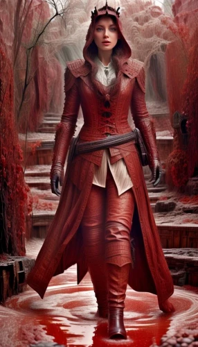scarlet witch,red riding hood,red coat,melisandre,redcoat,little red riding hood,borscht,vampire woman,sanguinary,necromancer,handmaid,schierstein,red tunic,auditore,transylvania,taleyarkhan,lady in red,sanguine,woolfe,vampire lady