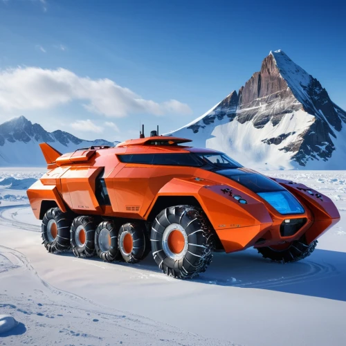 kharak,all-terrain vehicle,snowmobile,onrush,snowmobiler,snowcat,all terrain vehicle,transantarctic,runabout,vehicule,cliffjumper,tracked armored vehicle,snowcats,futuristic car,armored vehicle,concept car,snowmobiles,snowmobilers,speeder,snow plow,Photography,General,Commercial