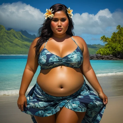 polynesian girl,wahine,marshallese,polynesian,kealoha,liliuokalani,blue hawaii,aloha,moana,hula,hawaiiana,luau,polynesians,kanani,hawaiian,micronesians,halekulani,tahitian,kaikini,hawaiki,Conceptual Art,Fantasy,Fantasy 15