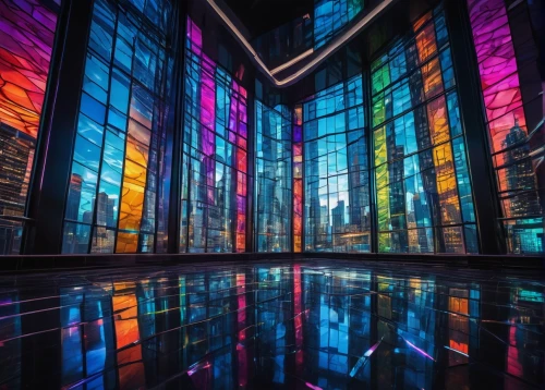 stained glass,stained glass windows,colorful glass,megachurch,christ chapel,stained glass window,church windows,glass wall,triforium,futuristic art museum,colorful light,glass facades,colored lights,glass window,stained glass pattern,kaleidoscape,glass building,colorful city,titanum,black church,Unique,Paper Cuts,Paper Cuts 08