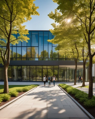 home of apple,schulich,glass facade,phototherapeutics,new building,kaist,cupertino,uoit,macalester,gensler,school design,bechtler,metaldyne,bocconi,embl,biotechnology research institute,technion,apple inc,safdie,modern office,Art,Artistic Painting,Artistic Painting 39