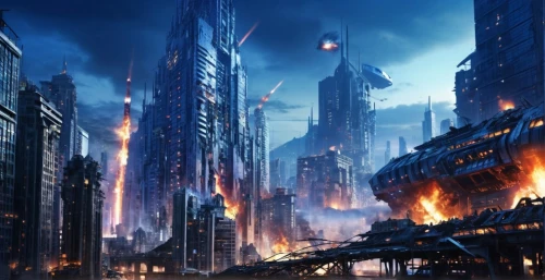 destroyed city,coruscant,jablonsky,coruscating,cybercity,city in flames,megalopolis,cardassia,europacorp,megacities,coldharbour,cybertron,post-apocalyptic landscape,dystopian,apocalyptic,metropolis,imperialis,black city,cybertown,ironopolis,Photography,General,Realistic