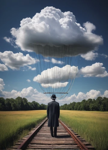 photo manipulation,cloudbase,parachutist,dirigible,airdrop,conceptual photography,parachuted,parachuting,balloonist,airships,imaginaire,transmigration,photomanipulation,dirigibles,hossein,railwayman,troposphere,paratrooper,photoshop manipulation,parachute fly,Photography,Documentary Photography,Documentary Photography 34