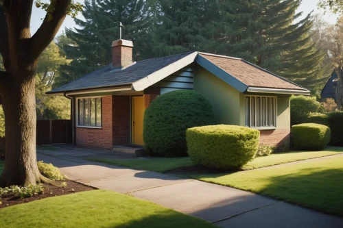 bungalow,mid century house,bungalows,miniature house,small house,suburban,marylhurst,suburbia,houses clipart,little house,laurelhurst,house shape,sammamish,greenhut,3d rendering,turf roof,small cabin,grass roof,molalla,mid century modern,Art,Artistic Painting,Artistic Painting 50