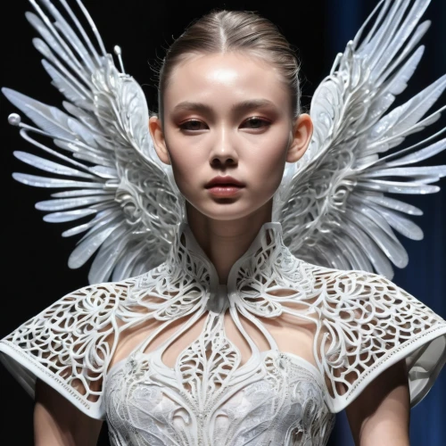 baroque angel,the angel with the veronica veil,angel wings,suit of the snow maiden,whitewings,angel,winged heart,angel wing,white swan,seraphim,stone angel,white dove,filigree,angel figure,archangel,winged,angelic,fallen angel,vintage angel,fantasy portrait,Conceptual Art,Fantasy,Fantasy 17