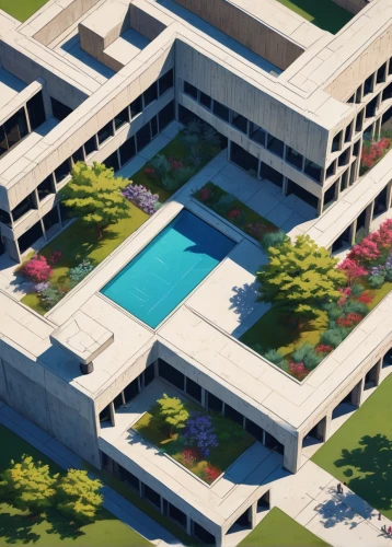 apartment complex,apartment block,swimming pool,holiday complex,roof top pool,pools,dorms,outdoor pool,isometric,hotel complex,apartment building,suburbs,country club,streamwood,dormitory,apartments,rendered,apartment blocks,retirement home,3d rendering,Unique,3D,Isometric