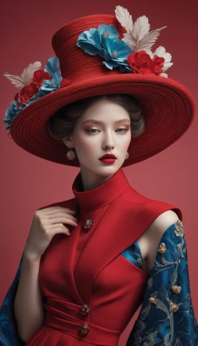 millinery,milliners,red hat,milliner,the hat of the woman,flamenca,woman's hat,victorian lady,galliano,rankin,lady in red,the hat-female,beautiful bonnet,ladies hat,demarchelier,jingna,vintage fashion,derivable,red poppy,women's hat,Conceptual Art,Daily,Daily 22