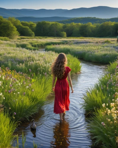 toddler walking by the water,girl picking flowers,walking in a spring,mirror in the meadow,little girl in wind,meadow play,girl in flowers,little girl running,flower water,meadow landscape,lily water,girl on the river,meadow,green meadow,nature background,summer meadow,girl and boy outdoor,headwaters,nature wallpaper,children's background,Conceptual Art,Daily,Daily 28