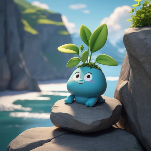 cute cartoon character,gumbi,renderman,frowick,beebo,orduna,knuffig,bohlander,vainio,minimo,ori,rock pear,mandora,sprout,peashooter,film character,bluey,oggy,oswald,resprout,Unique,3D,3D Character