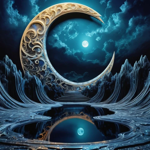 moon and star background,crescent moon,circumlunar,hanging moon,phase of the moon,moonsorrow,moon phase,time spiral,fantasy picture,lunar,asatru,mirror of souls,yinyang,moonen,moon and star,moonda,blue moon,the moon,fractals art,sun and moon,Conceptual Art,Sci-Fi,Sci-Fi 02
