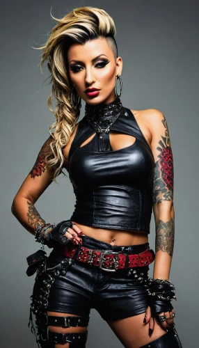 tattoo girl,rockabilly style,barb wire,ashlee,zhawn,punk design,rock chick,rockabilly,derivable,bad girl,tattooist,punk,harley,bexxar,urach,tattooists,with tattoo,lady rocks,pitty,strongwoman,Conceptual Art,Fantasy,Fantasy 09
