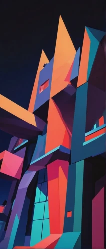 nevelson,cube stilt houses,hejduk,depero,cubist,ocad,cubic house,polygonal,futuristic art museum,kiwanuka,cubists,gehry,cubes,geometric shapes,abstract shapes,tearaway,cubic,colorful facade,lowpoly,polytopes,Unique,3D,Low Poly