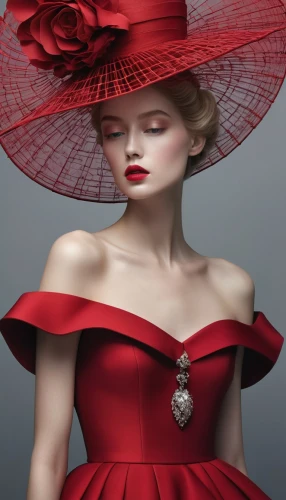 lady in red,red hat,millinery,milliner,man in red dress,milliners,the hat of the woman,red rose,demarchelier,guerlain,lamour,rankin,red poppy,poppy red,red gown,art deco woman,shades of red,cappelli,beautiful bonnet,galliano,Conceptual Art,Daily,Daily 22