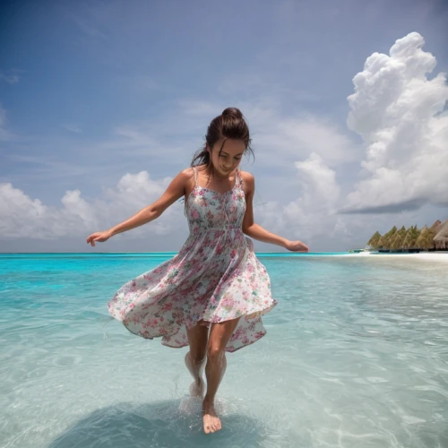 cook islands,skimboarding,little girl twirling,micronesia,walk on the beach,maldive islands,lifou,saona,maldivian,maldive,walk on water,little girl in wind,dhivehi,maldives,little girl in pink dress,aitutaki,caribbean sea,maldivians,sclerotherapy,little girl running
