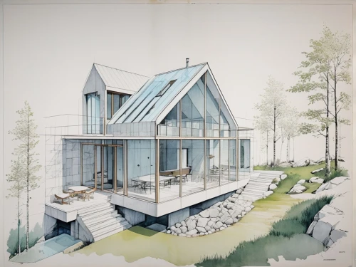 inverted cottage,arkitekter,wooden house,timber house,summer cottage,house drawing,danish house,chalet,passivhaus,snohetta,small cabin,summer house,house in the forest,scandinavian style,huset,homebuilding,cottage,summerhouse,lohaus,house by the water,Unique,Design,Blueprint