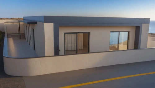dunes house,3d rendering,fresnaye,residencial,modern house,prefabricated buildings,sketchup,cubic house,carports,eifs,revit,residential house,render,passivhaus,siza,block balcony,modern architecture,duplexes,stucco frame,cube house,Photography,General,Realistic