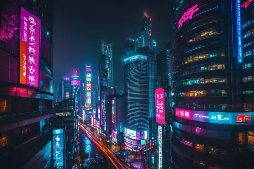 shanghai,guangzhou,shinjuku,colorful city,mongkok,tokyo city,tokyo,chongqing,cyberpunk,chengdu,kowloon,cybercity,kabukiman,nanjing,city at night,osaka,cityscape,kabukicho,pusan,fantasy city,Conceptual Art,Sci-Fi,Sci-Fi 26