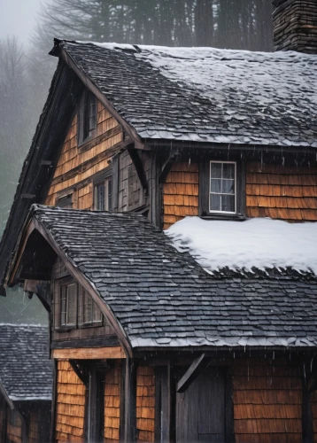 winter house,half-timbered house,timber framed building,wooden houses,wooden house,winter village,log cabin,traditional house,log home,timbered,half timbered,half-timbered houses,witch's house,snow roof,korean village snow,alpine village,witch house,old house,weatherboarded,house in mountains,Art,Classical Oil Painting,Classical Oil Painting 44