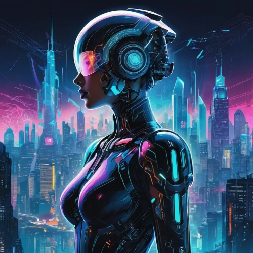 cyberpunk,afrofuturism,cyberia,cybernetic,polara,cyberdog,cyberpunks,cybernetically,cyborg,cyberangels,neuromancer,cyberian,tron,positronic,cybercast,sci fiction illustration,cybernetics,cybercity,fembot,cybertown,Conceptual Art,Sci-Fi,Sci-Fi 24
