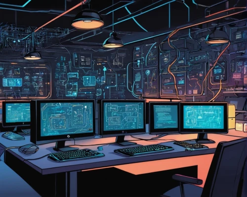 computer room,cybertown,cyberscene,the server room,cybernet,cybercity,cybersquatters,cyberport,cyberspace,cyberworld,cybertrader,cyberpatrol,cyber,cyberview,cyberia,cyberwarfare,terminals,cyberwar,cybernauts,cyberonics,Illustration,American Style,American Style 13