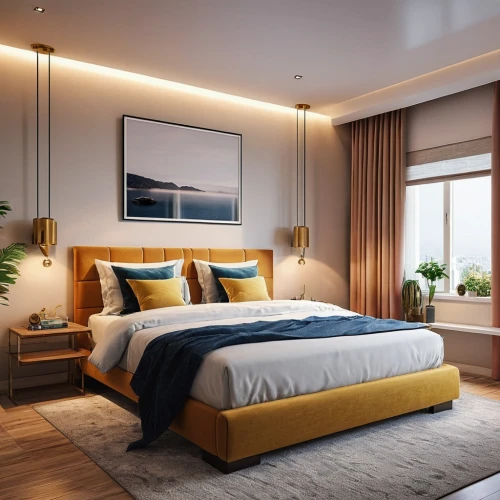 modern room,3d rendering,modern decor,headboards,contemporary decor,guest room,interior decoration,bedroom,render,interior modern design,bedrooms,sleeping room,headboard,bedroomed,penthouses,great room,chambre,interior design,search interior solutions,gold wall,Photography,General,Realistic