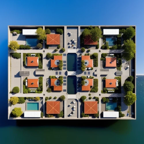 apartment complex,apartments,townhomes,blocks of houses,apartment buildings,apartment block,apartment blocks,fresnaye,suburban,condos,apartment building,subdivision,residential,townhouses,bendemeer estates,bird's-eye view,escher village,housing estate,private estate,paved square,Photography,General,Realistic