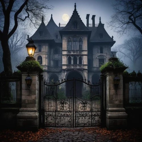 witch's house,the haunted house,ghost castle,haunted house,haunted castle,halloween background,witch house,creepy house,victorian,halloween scene,gothic style,halloween illustration,halloween wallpaper,house silhouette,haunted cathedral,haunted,old victorian,ravenloft,hauntings,ravenswood,Art,Artistic Painting,Artistic Painting 40