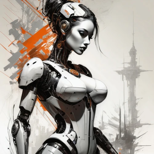 shinkawa,cybernetic,cybernetically,widowmaker,fembot,droid,liora,biomechanical,cyborgs,cybernetics,kenshi,robotlike,cyberdyne,robotic,chell,cyberdog,vector girl,cyborg,automatons,ronin,Conceptual Art,Fantasy,Fantasy 30